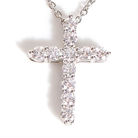 tiffany cross necklaces men's